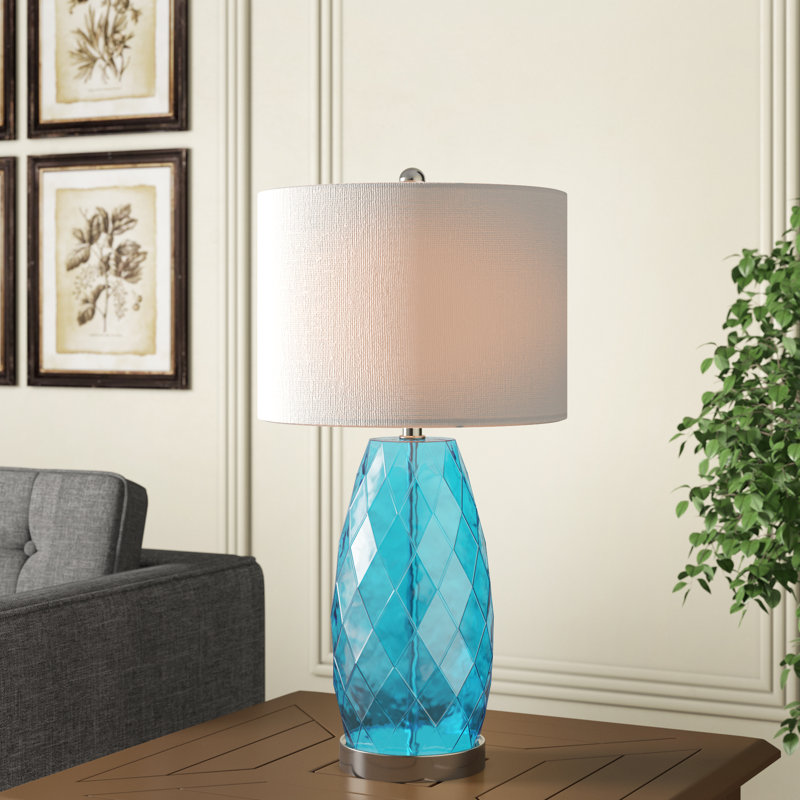 Barnstable Table Lamp, Moroccan Blue