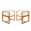 Ensemble de chaises de patio sans accoudoirs (ensemble de 2)