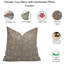 Coussin décoratif pour canapé et lit en lin fabriqué à la main Fab Divine-2133871113