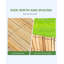 Rouleau de clôture en lattes de bambou naturel, 6 pi x 10 pi - Écran d'intimité écologique pour jardin et balcon