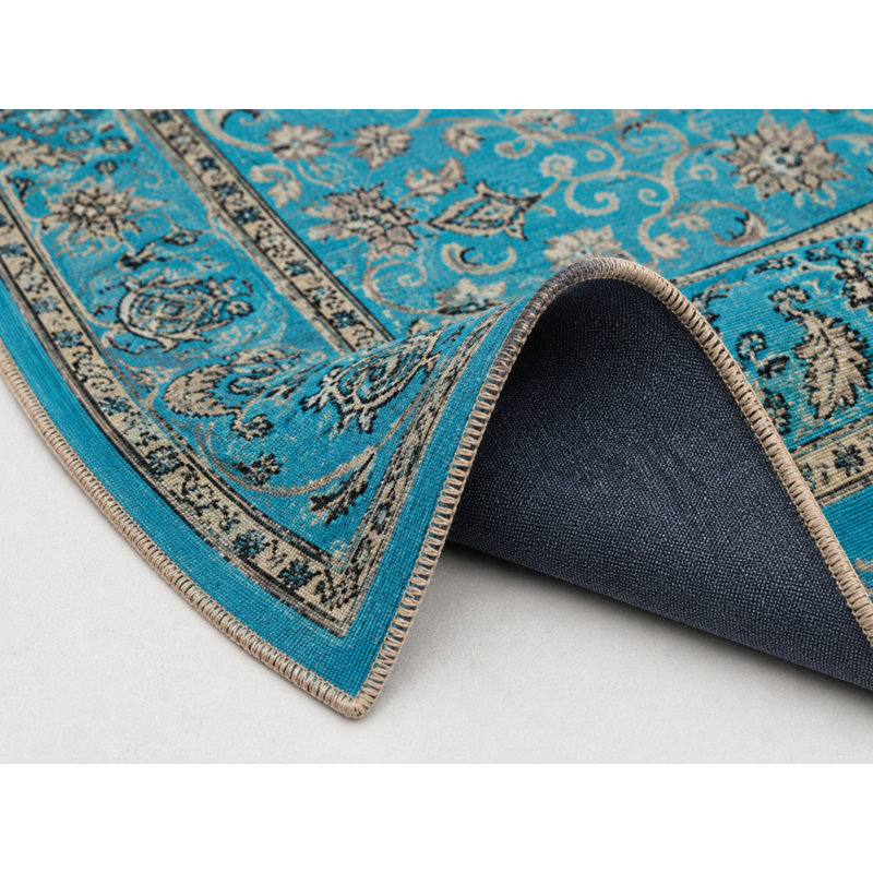 Floral Indoor / Outdoor Rug, Rectangle 5'2" x 7'7"