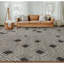 Linen Geometric Area Rug-1537790982