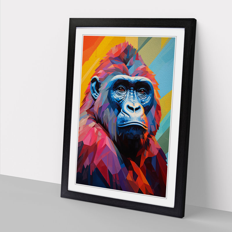 Gorilla Cubism - Framed Print