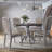 Iris Round Pedestal Wood Dining Table