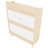 31.5 Inch Entryway Shoe Organizer With 2 Flip Drawers, Nordic Aesthetic, Solid Wood Legs, Design Inspired Freestanding Rack Cabinet Doors, White And Natural Combination