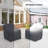 Deb Wicker Rattan Outdoor Lounge Chair Covers