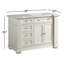 Meuble-lavabo simple 48 po avec plateau en marbre Rea de Rea-59146532