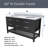 60" Double Bathroom Vanity Set