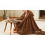 Fleece Hooded Blanket with Hood, Fluffy Fluffy Shawl with Pockets-105638904