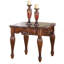 Sleek Graceful Cherry End Table For Home Living Modern With Turned Legs