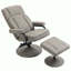 Fauteuil inclinable pivotant avec repose-pieds Amardo-1811068473