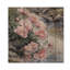 Pivoines près du ruisseau de montagne III - Art mural en bois pivoines - sur bois de pin naturel-1105848760