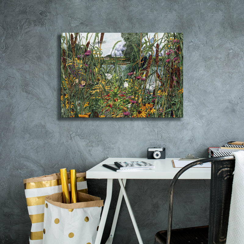 «Bird's Eye View» par Maggie Vandewalle, art mural sur toile, H 18 po x l 26 po x P 0,75 po