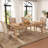 Crain Norene Extendable Solid Wood Dining Table-107102622-107102624