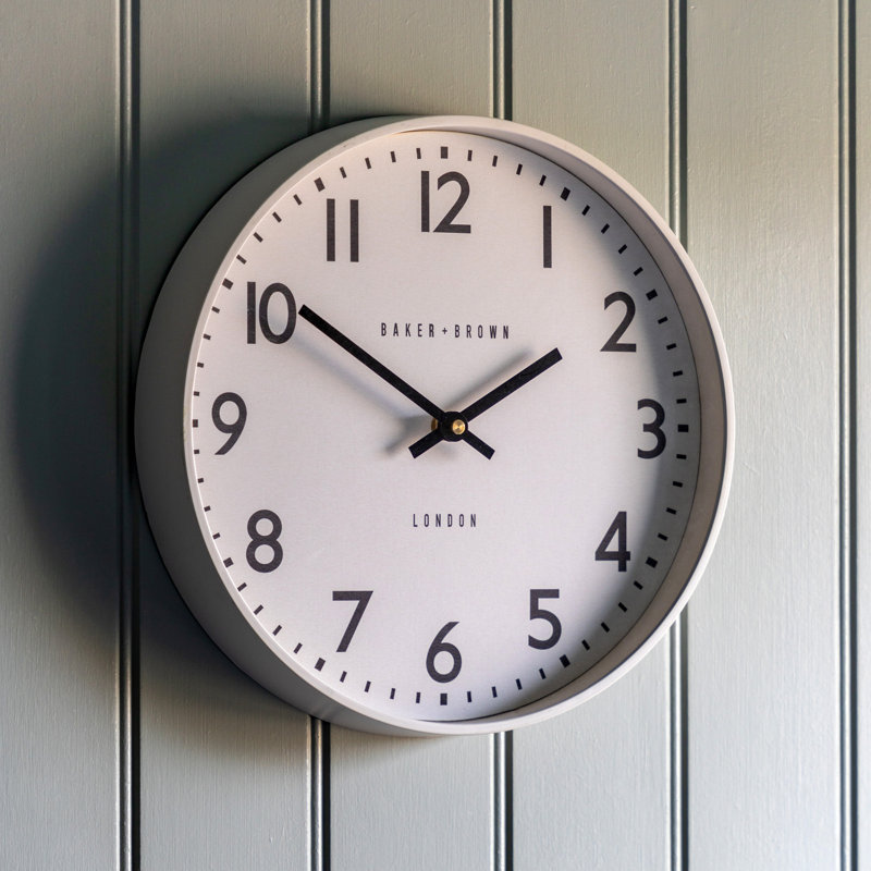 Norton Wall Clock 30cm, Beige