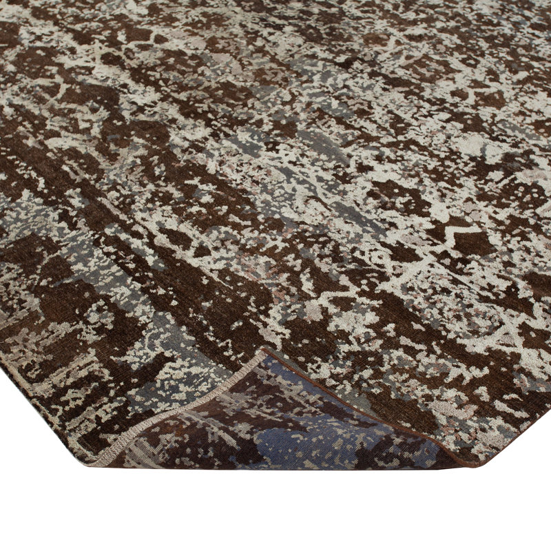 Brown Traditional Wool Rug - 12' x 16'