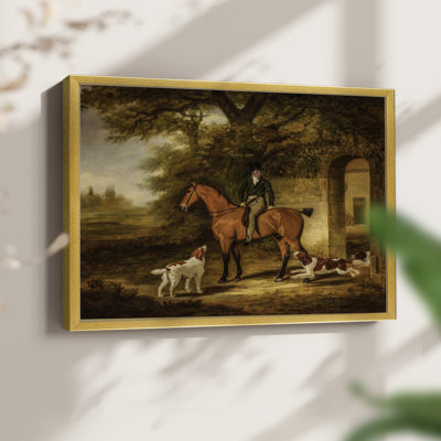Motif floral rétro - XXV - reproduction encadrée