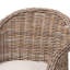 Fauteuil demi-tonneau en rotin Bali & Pari Amanda