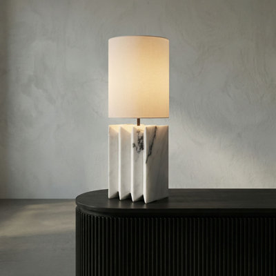 Lampe de table en marbre Jman