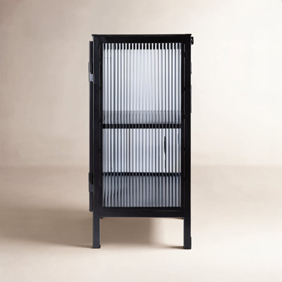 Stefanie 2-Door Iron Accent Cabinet