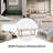 Laytona 46.5"W Tufted Bedroom Bench Entryway Bench with Metal Legs-2086009417-2089941112