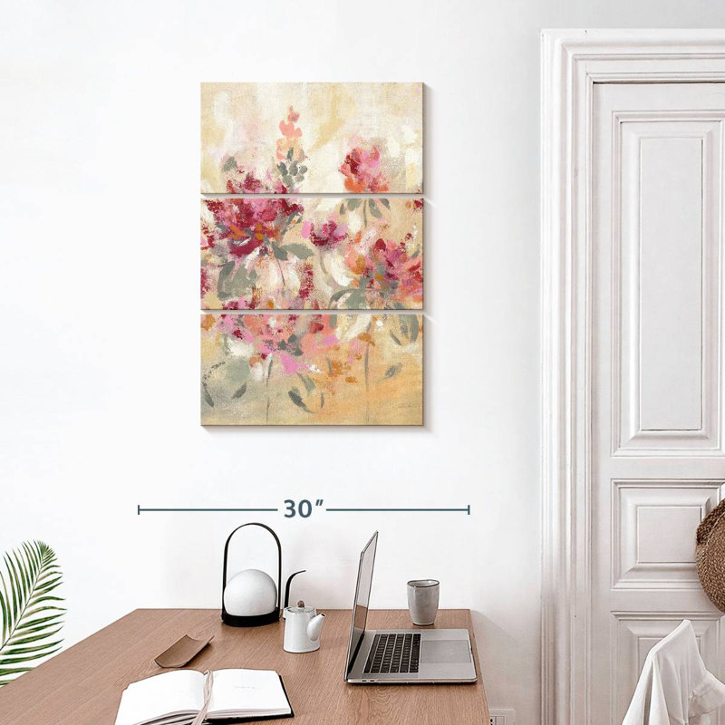 Avery Rustic Floral Reflections I, 32" H x 20" W