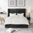 Modern Upholstered Platform Bed With Corduroy Wing Headboard-109801228-109801227