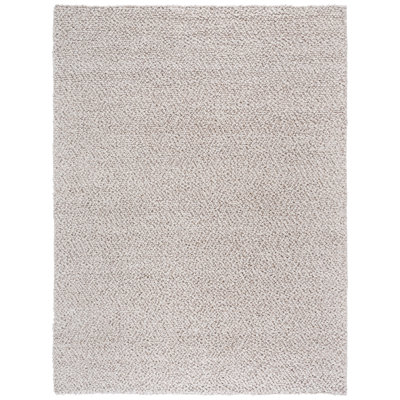 Natura Hand Woven Wool/Viscose/Cotton Rug in Beige