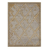Moroccan Hand Knotted Area Rug