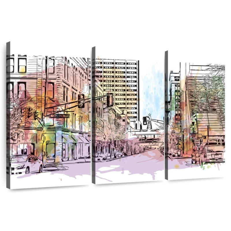 Sireci Fort Wayne Sireci Street, 36" H x 57" W