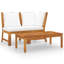 Chaise longue 3 pièces avec coussins-1957522576