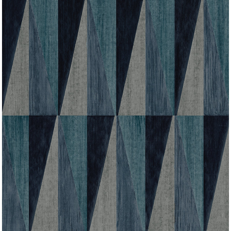 Harry Peel & Stick Geometric Roll, Blue