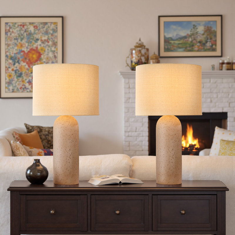 Ceramic Table Lamp, Soil