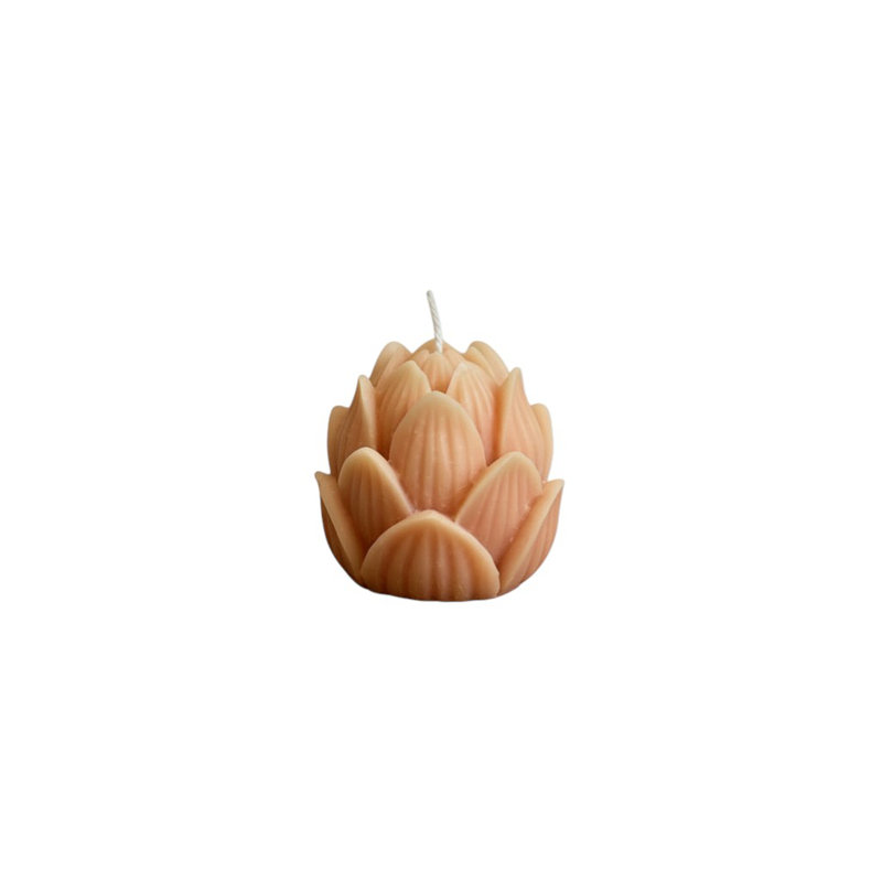 Bougie dimensionnelle 2 "orange lavande et sauge