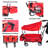 Heavy Duty Folding Portable Hand Cart with Removable Canopy-103557333-103557335
