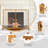 2 Panel Iron Fireplace Screen-68572664