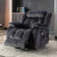 96cm Wide Velvet Lift Assist Standard Recliner with Massager-75105601