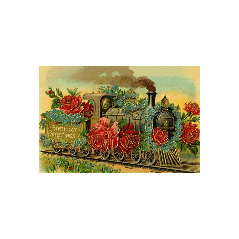 « birthday greetings », reproduction d’art, 28" H x 42" W