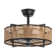 18" Rattan Caged Ceiling Fan with Light Kit and Remote Control
