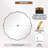 Contemporary Round Wavy Mirror Circle Bathroom Vanity Mirror | Stainless Steel Frame-1028065280-1024564584