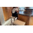 Cindina 24 Inch Upholstered Faux Leather Soft Cushion Wooden Kitchen Island Counter Height Barstools-106913419
