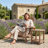 Foldable HDPE Adirondack Chair – Premium Weather-Resistant Patio Seating for All Seasons-449530668