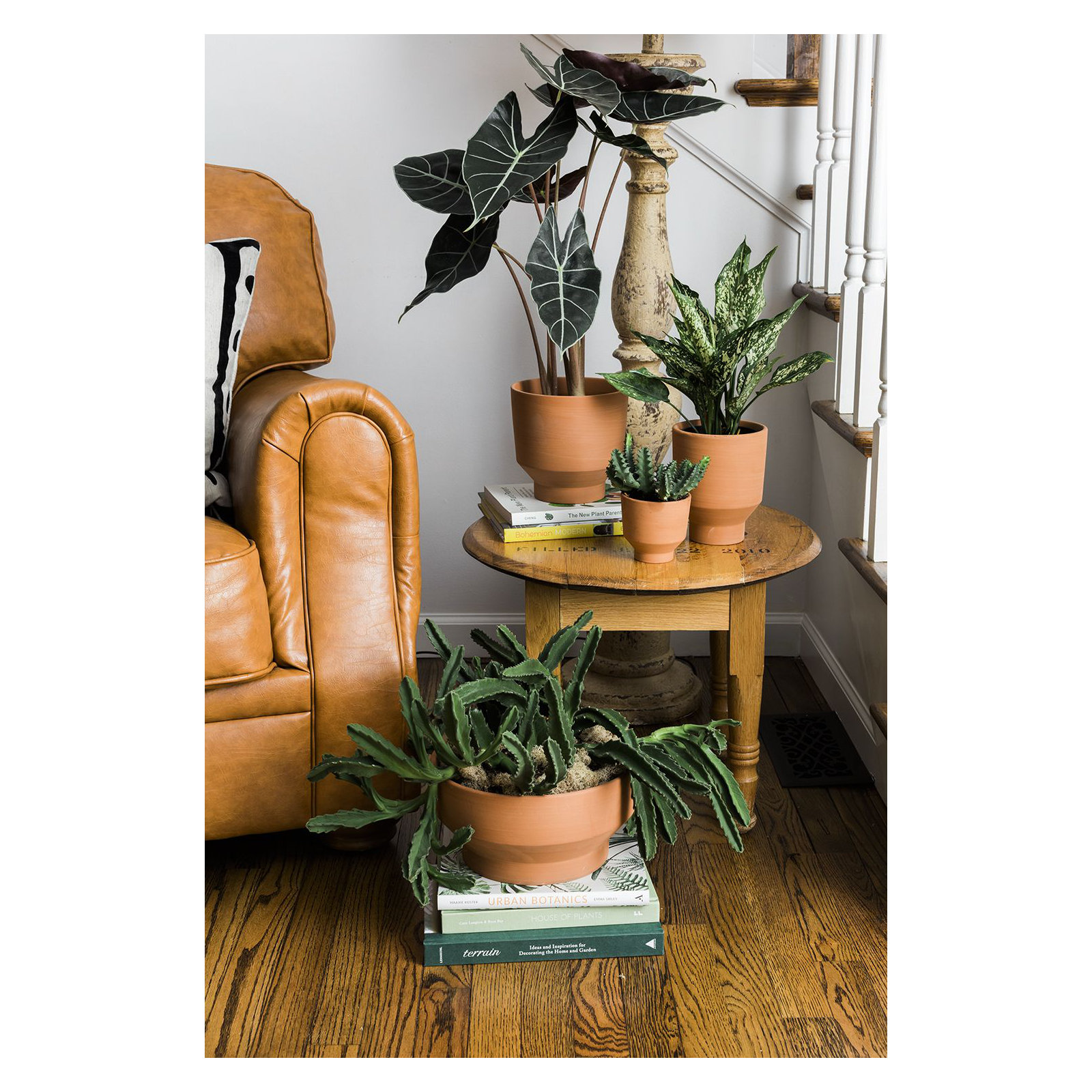 Gerrie Handmade Ceramic Pot Planter, 6.75" H x 5.5" W x 5.5" D