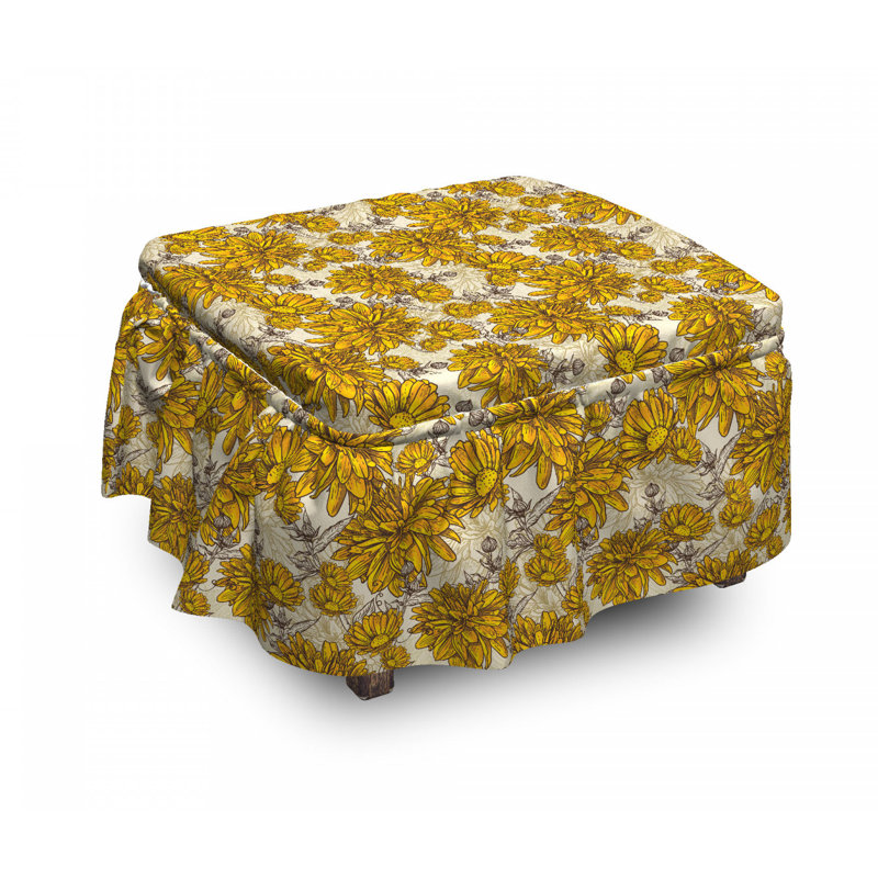 Housse pour bouquet botanique repose-pieds