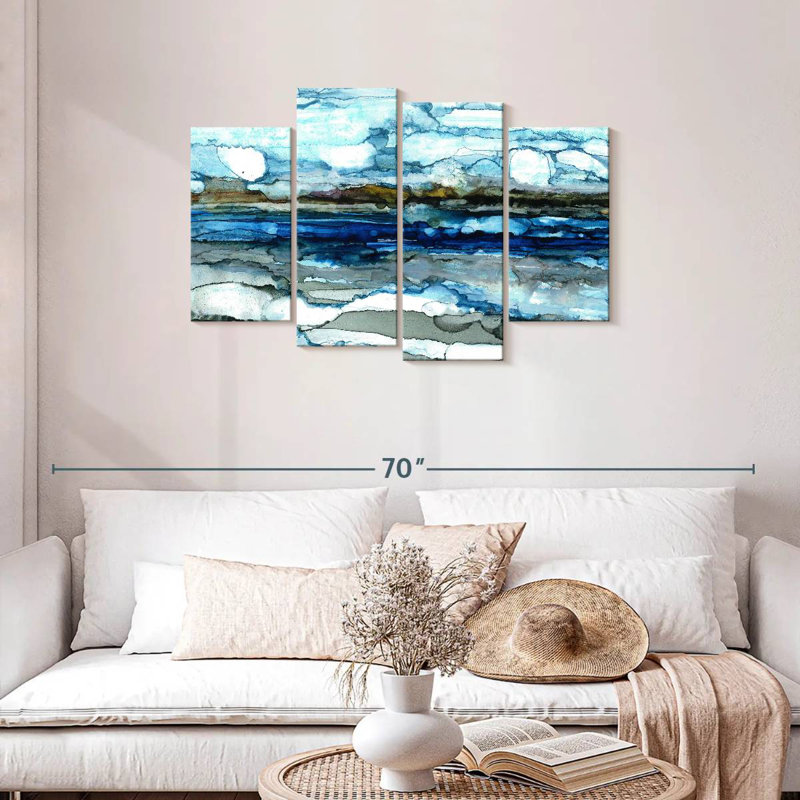 Avery Silver Coast, 27" H x 43" W