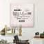 « family rule », art textuel sur toile tendue-1415711632