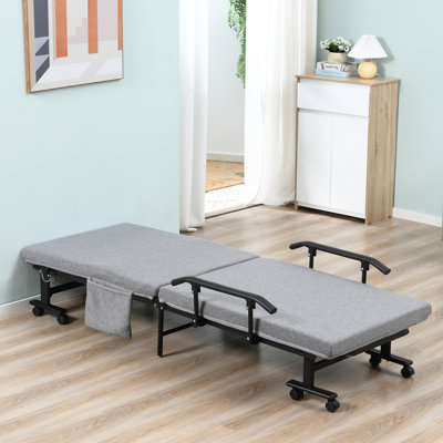 Natisha Twin 13'' Steel Folding Bed