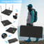 Kinady Square Folding Outdoor Camping Table , 86cm cm W 86cm cm D-1818000899
