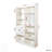Modern Wide Wood Shelving Unit with 9 Cubby Display, Pegboard, and Drawer, Perfect for Living Room, Kitchen, and Dining Area Storage