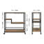 Wood Bar Cart